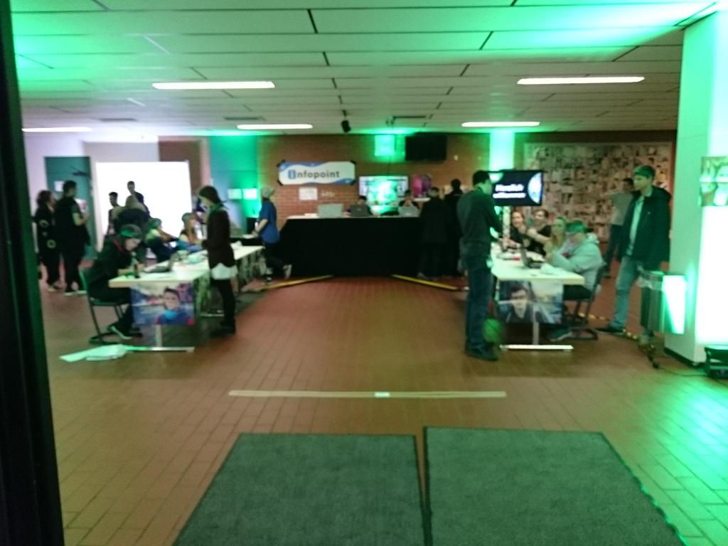 Der Check In ist aufgebaut 👍