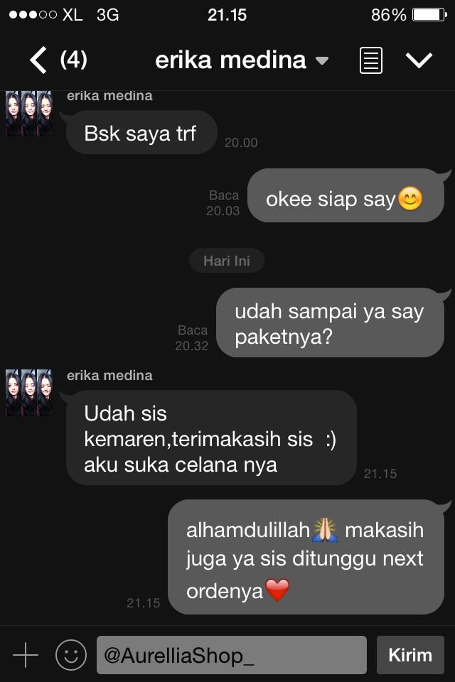 putryriskysyah's tweet photo. #testimoni celana serena😘🙏 http://t.co/YO0GTPWM6X