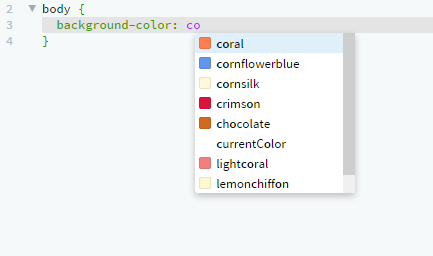 lcatdesigns's tweet photo. The latest version of @brackets (1.2) has CSS color hints with a swatch now. Very nice! http://t.co/dU2UYaXU5K