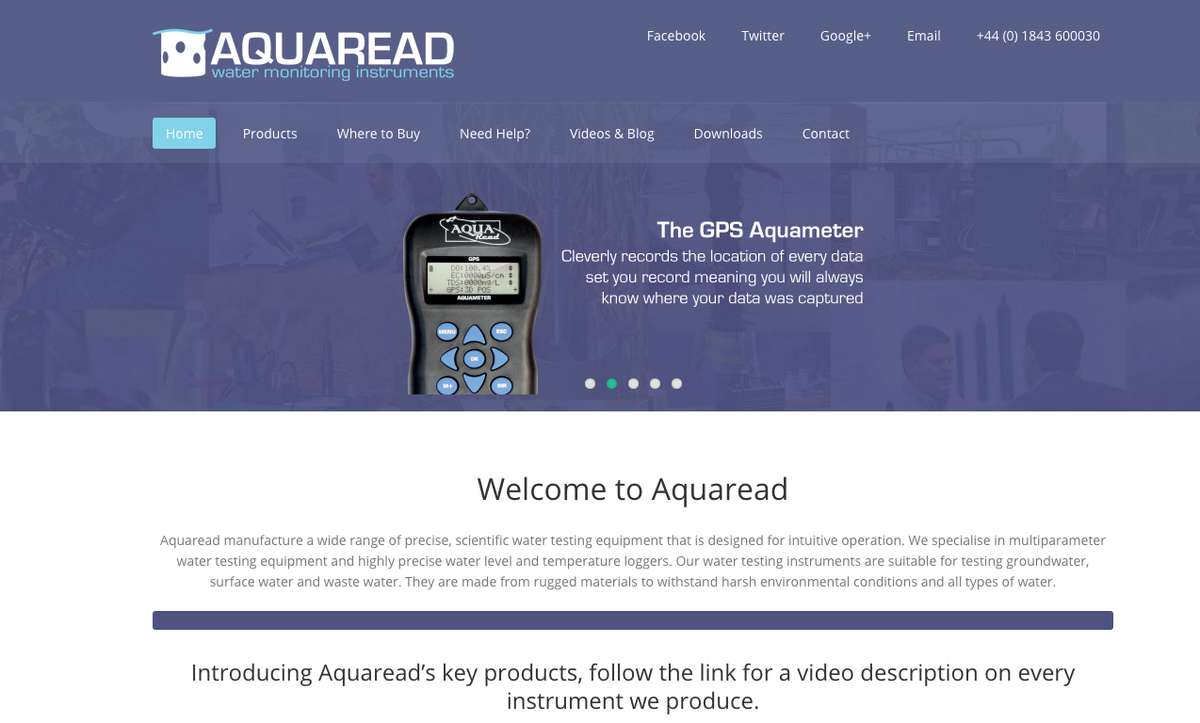 Aquaread's tweet photo. We're excited to announce that our brand new #website is now live! Take a look: http://t.co/SlrNbA3So6 #water #tech http://t.co/kLPu3qBVZB