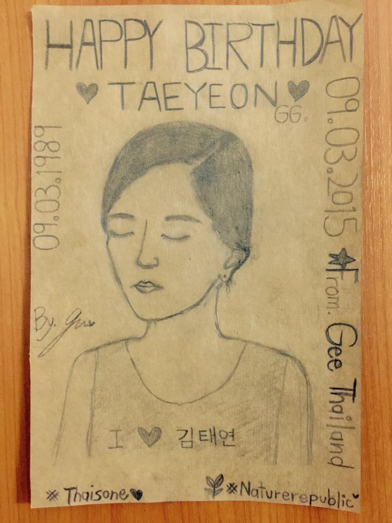 GeeBaby_568's tweet image. @starcrossed309 for B-day taeyeon unnie #TYIGProject  ❤️❤️