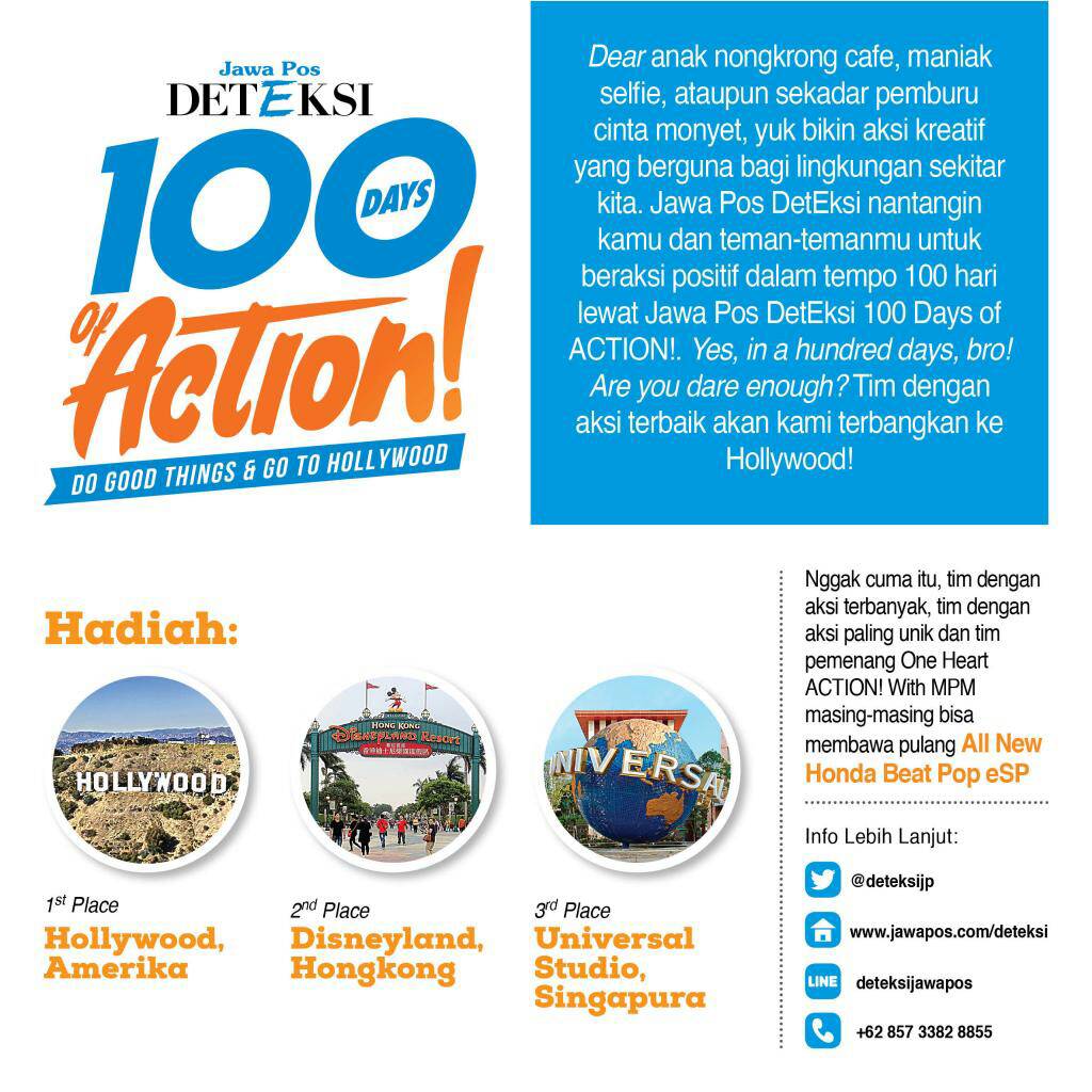 koran_jawapos's tweet photo. Do good things &amp; go to Hollywood! @SMAN7Bna @smansaJP @SMA_SEMENPADANG @SmandubesPadang @Sman11_Padang @SMAN9PADANG http://t.co/yBfXLDUn4h
