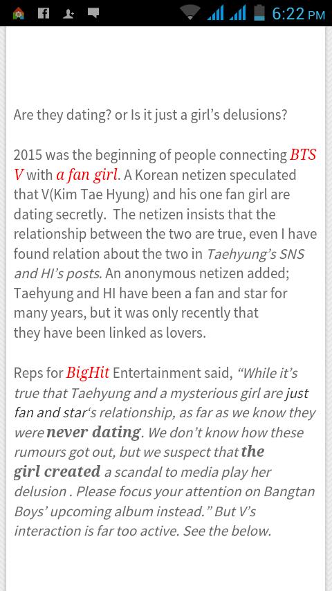 v dating fangirl