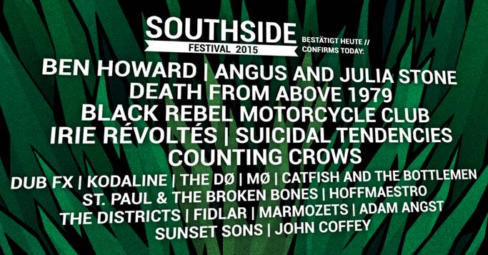 angusjuliastone's tweet photo. Also playing @southsidefstvl in Neuhausen ob Eck, Germany 19-22 June #southside2015 Tickets - http://t.co/NTXRCBv7by http://t.co/qG0zKGVTJH