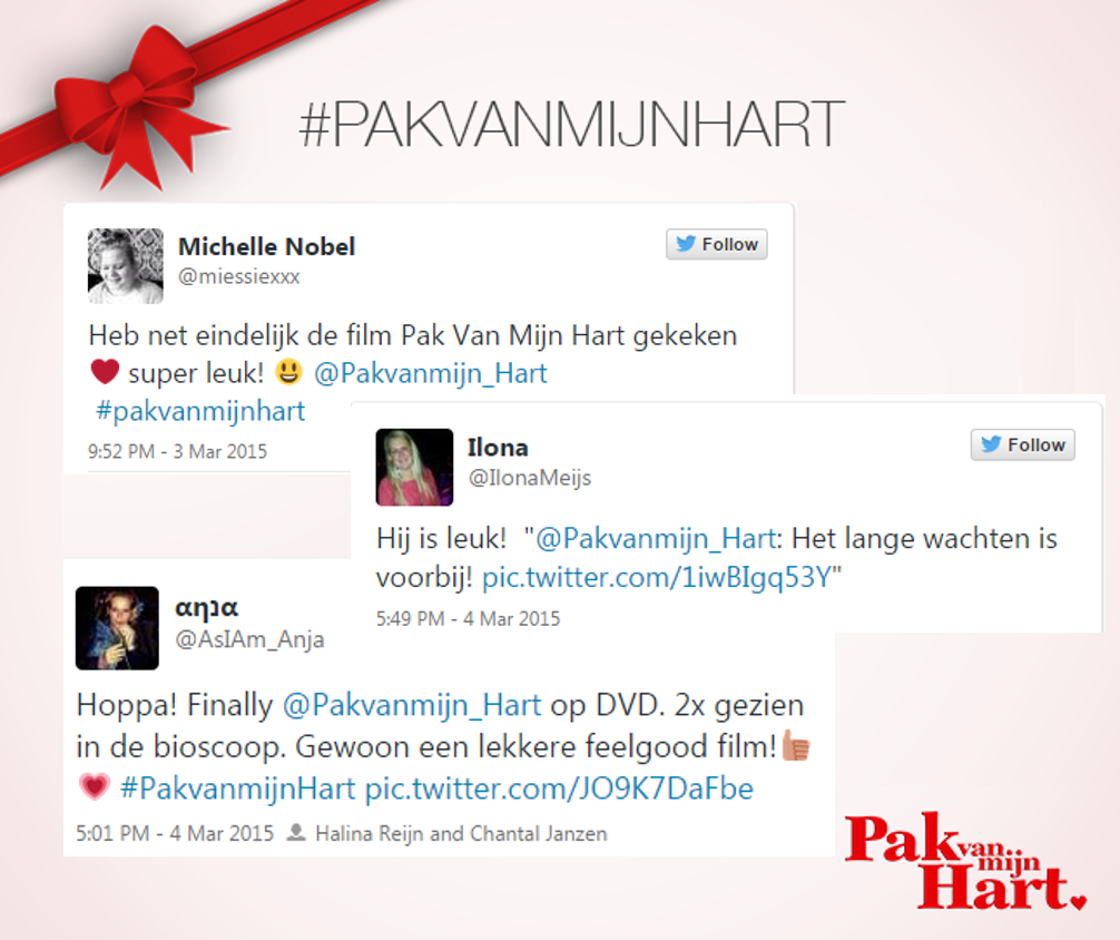 Pakvanmijn_Hart's tweet photo. Bedankt voor de toffe reacties. Pak van mijn Hart is nu verkrijbaar op DVD, Blu-Ray en Video On Demand! http://t.co/FTjh0flP9H