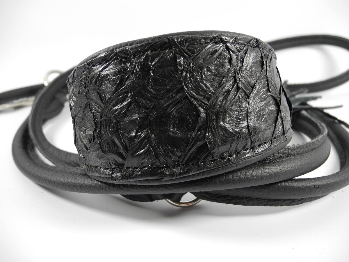 LeRoiy_de's tweet photo. Ein Fischleder Halsband mit passender Leine - sieht aus wie Lakritz https://t.co/ug89NPhaJ4 #whippet #dogs #hunde http://t.co/2nF61jyWLA