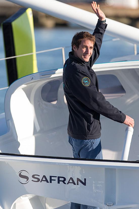 Morgan sur la <a href="/SoloMCoQ/">Solo Maître Coq</a> ! Objectif : Entrainement aux côtés de <a href="/JeremieBeyou/">Jérémie Beyou - Charal Sailing Team</a> , @PaulMEILHAT  ou encore <a href="/YannElies/">Yann Eliès</a>.