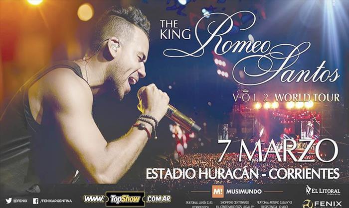 DiarioElLitoral's tweet photo. Últimas horas para participar del sorteo de entradas de @RomeoSantosPage en http://t.co/UAXI7vfzzV http://t.co/lhFaq5N9Bi