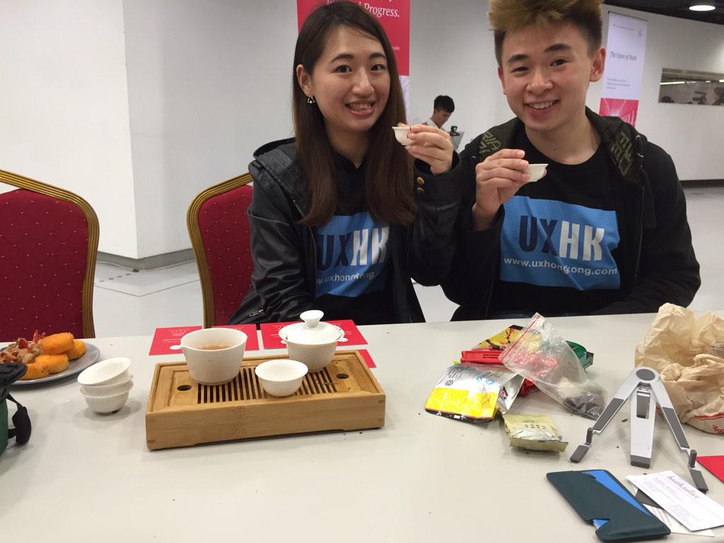 ilyabelikin's tweet image. #TeaTableProject at #UXHK. It turned out, that it was illegal today, so no tea on 2nd day. Sorry if you missed it.