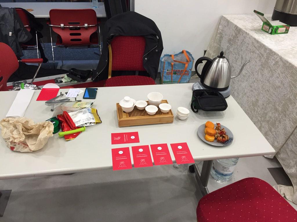 ilyabelikin's tweet image. #TeaTableProject at #UXHK. It turned out, that it was illegal today, so no tea on 2nd day. Sorry if you missed it.