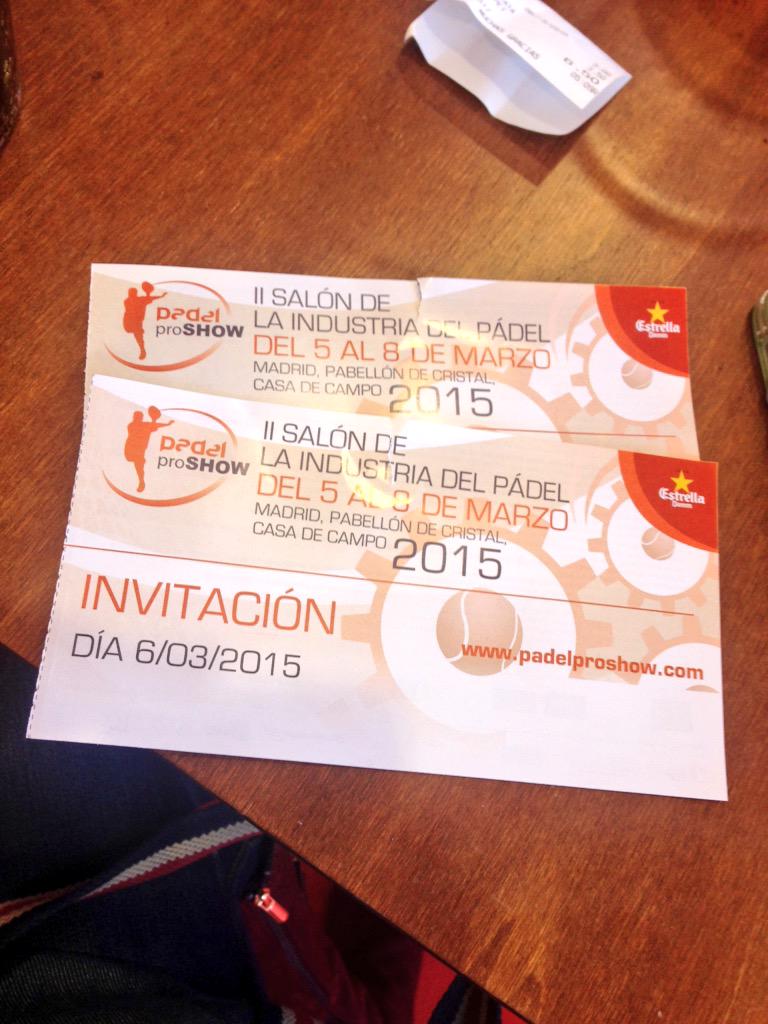 raquelms16's tweet photo. En Madrid. #PadelProShow @davidneria http://t.co/UKltEydWxN