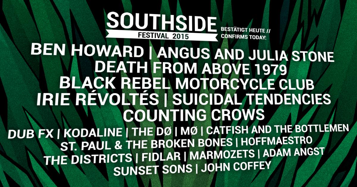 southsidefstvl's tweet photo. We're pleased to announce today:  #southside15 http://t.co/hnVmwvDRiY