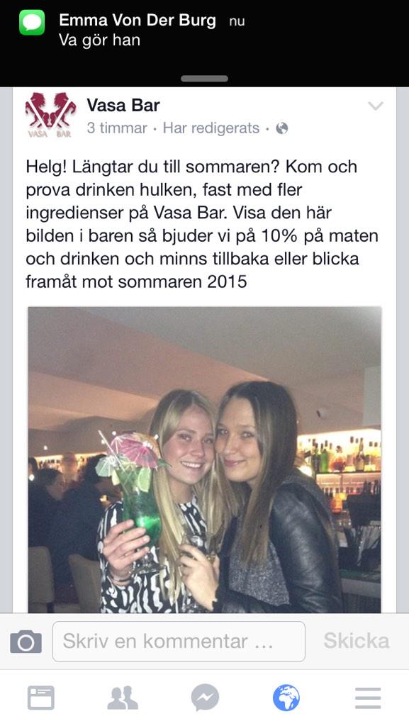 WimmerAmanda's tweet photo. @matildahaggan vi har nyss skämt ut våra liv http://t.co/k3Lq3lYfMb
