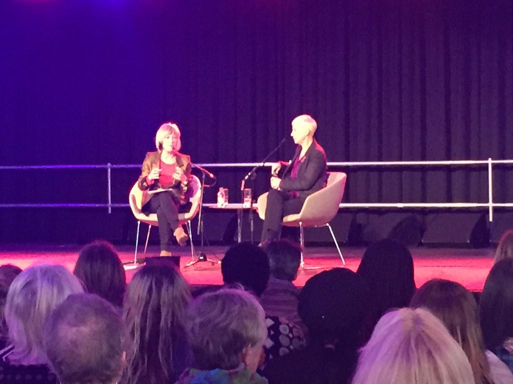 GT_Walsh's tweet photo. #wowldn @WOWtweetUK major inspiration and insight from @AnnieLennox - your experience is your expertise http://t.co/tpjG4CplWZ
