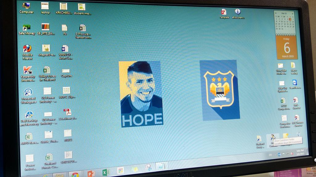 SadheeshArun's tweet photo. @aguerosergiokun that is my office #desktop #wallpaper for so long @MCFC #hope #MCFC http://t.co/8us5P9YqHq