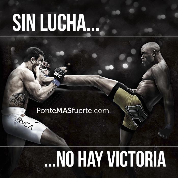 PonteMASfuerte's tweet photo. SIN LUCHA NO HAY VICTORIA! #bePMF #lucha #deporte #ufc #gym #motivacion #mma http://t.co/1Nak20Wk1e