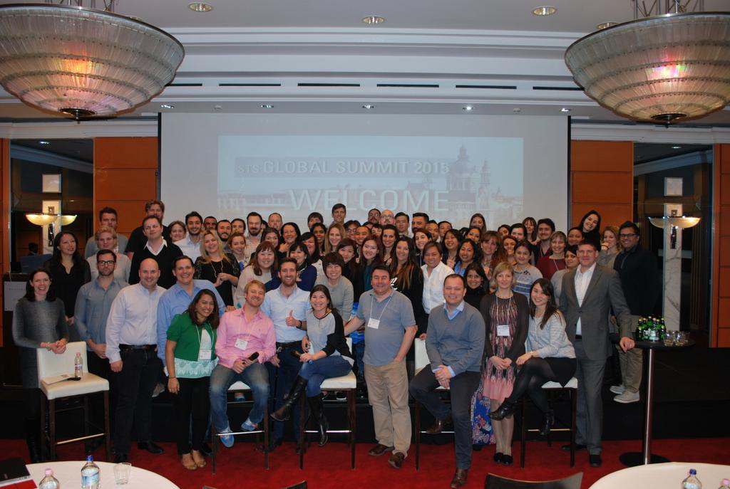 Starcom_STS's tweet photo. 5th Annual STS Global Summit 2015!  Excited to see everyone and prepare for the coming year+beyond! #stsglobalsummit http://t.co/OKWxckD68d
