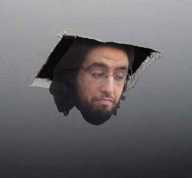 MataHaggis's tweet photo. I mentioned in a lecture that Dutch games devs are EVERYWHERE. I illustrated it by creating Ceiling Rami :D @tha_rami http://t.co/tM5V42Wbtj