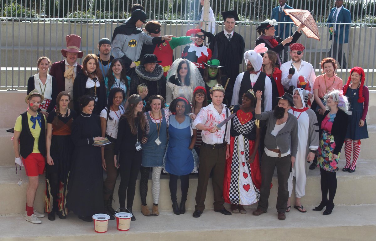 Staff <a href="/UCL_Academy/">The UCL Academy</a> dressing up for <a href="/WorldBookDayUK/">World Book Day UK 📚</a> #WBD2015 By the way... Where's Wally?