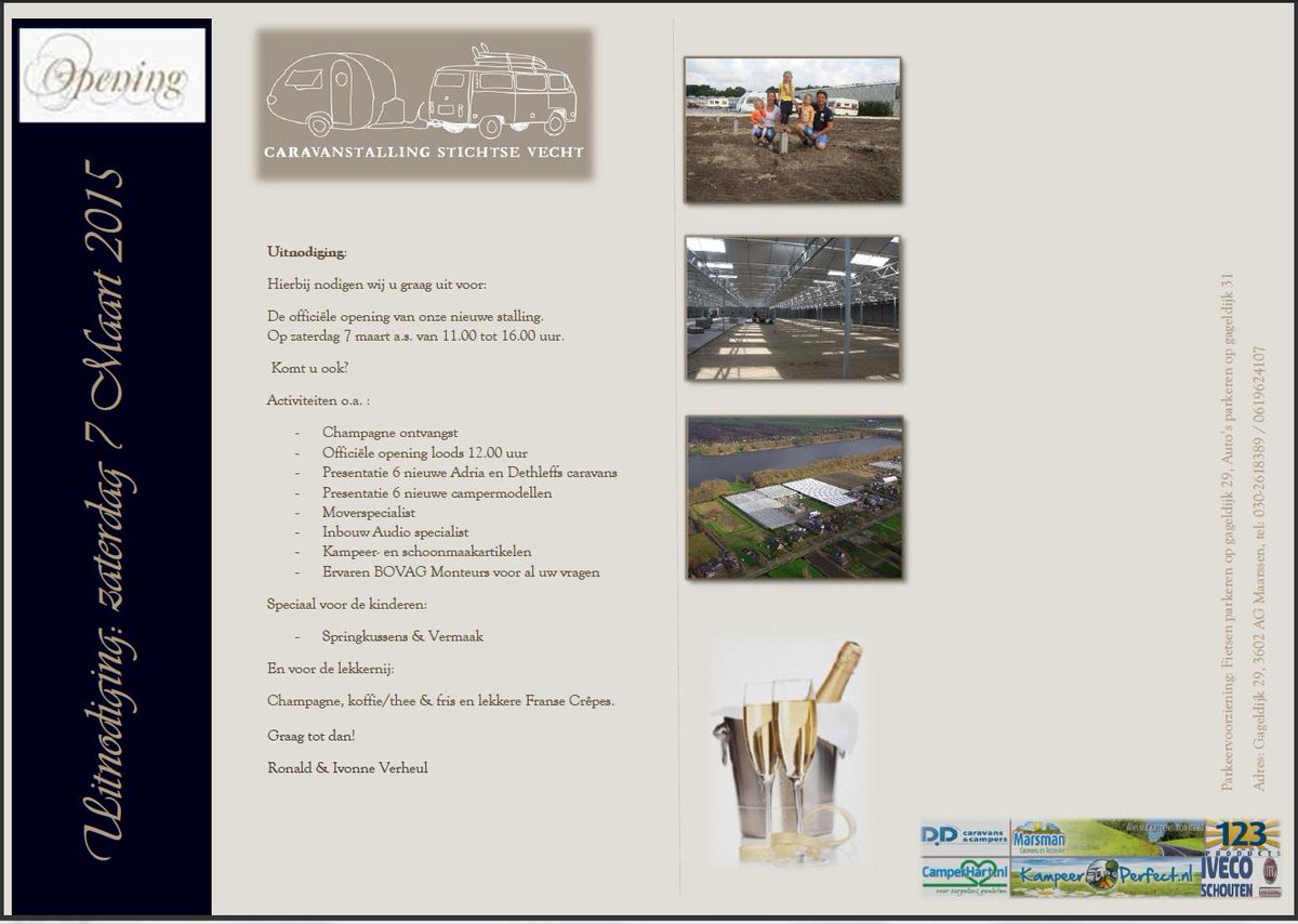 StallingStVecht's tweet photo. Morgen openen we officieel onze nieuwe loods! zin om even te komen kijken, u bent van harte welkom! http://t.co/oT5NcFKS2c