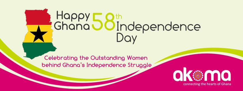 akoma_link's tweet photo. Happy 58th Ghana's Independence Day! Do u know any Unsung Heroines of Ghana's Independence Struggle? Tell us abt them http://t.co/1UPyiSZxfC