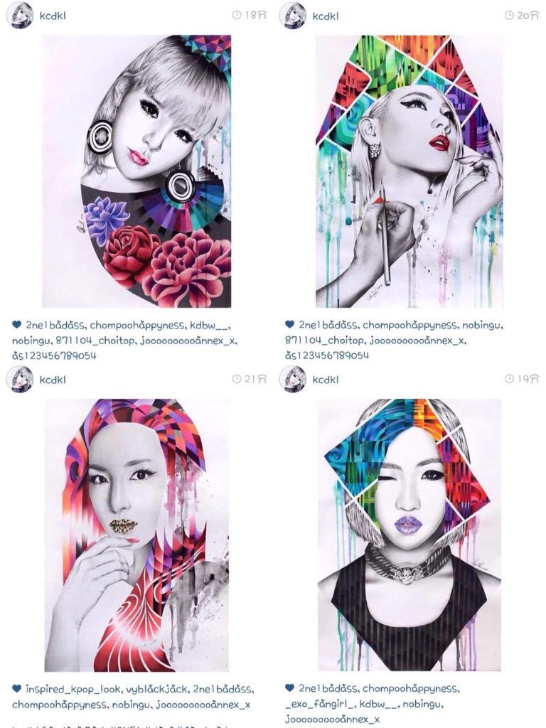ChaerinDubai's tweet photo. Wow, amazing 2NE1 fanarts 💕 @chaelinCL @haroobomkum @mingkki21 @krungy21 http://t.co/Dq0EmiaZek