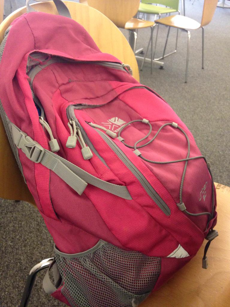 MimLowry's tweet photo. @ashortyman @HPBen @BaxterRebekah learning to rock the hot pink backpack...#postrelevantblues http://t.co/qwTLA3xggm