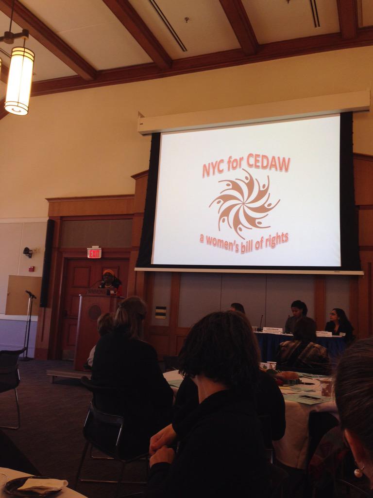 Great to hear from Sheila Patsy Katzman, <a href="/Cities4CEDAW/">Cities for CEDAW</a> Chair abt commission to end gender discrimination #BOSIWD2015