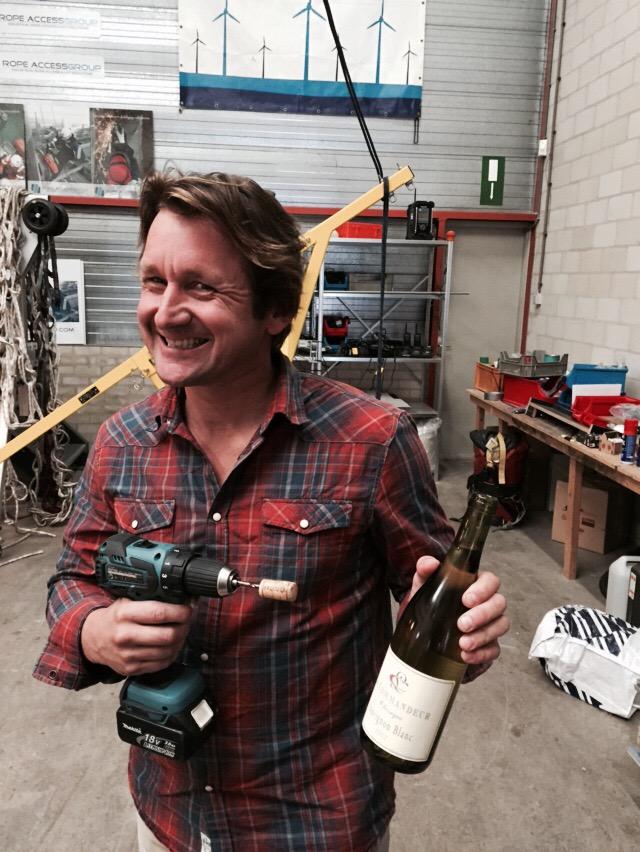 The friday afternoon drink had begun a bit earlier to finish the week.