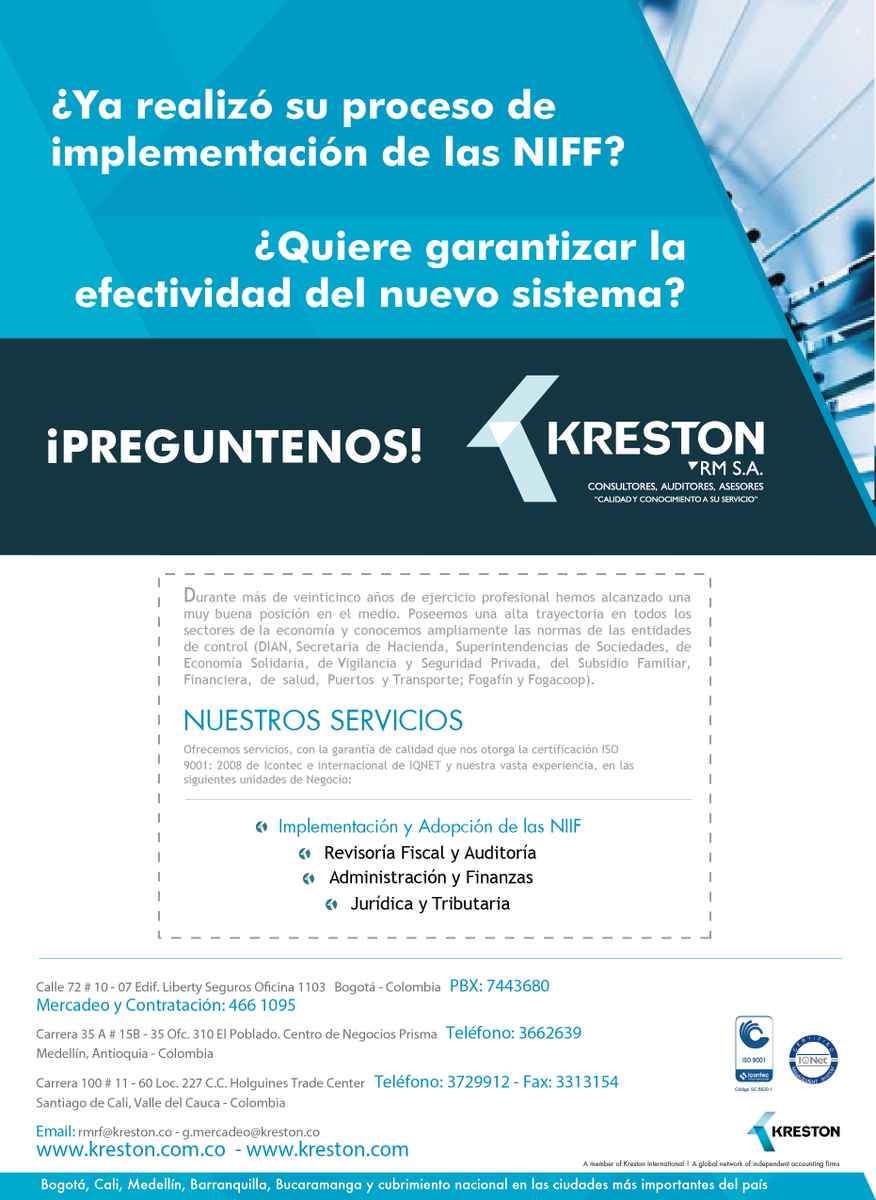 KrestonRMSA's tweet photo. PREGUNTENOS! #KrestonRMSA #normasinternacionales #NIIF http://t.co/zZYEUeUQnI