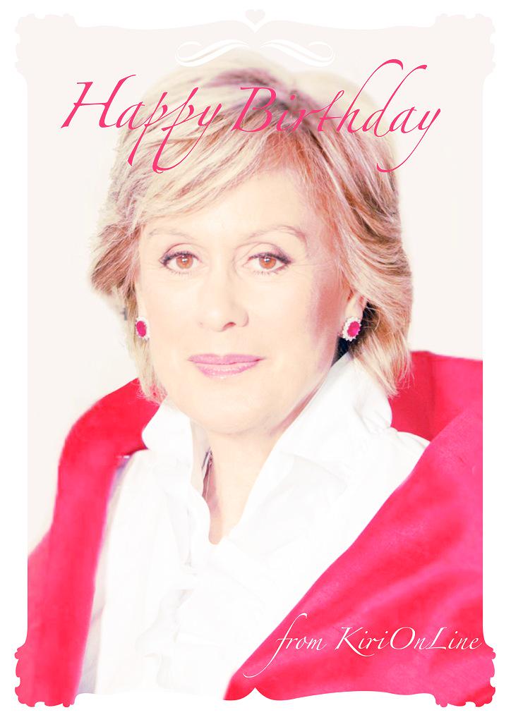 Happy Birthday to Dame Kiri Te Kanawa! 