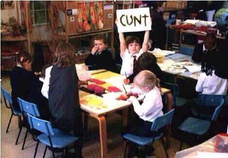 savs66's tweet photo. Meanwhile at The School for Tourette's. http://t.co/WLRLAf8Efp