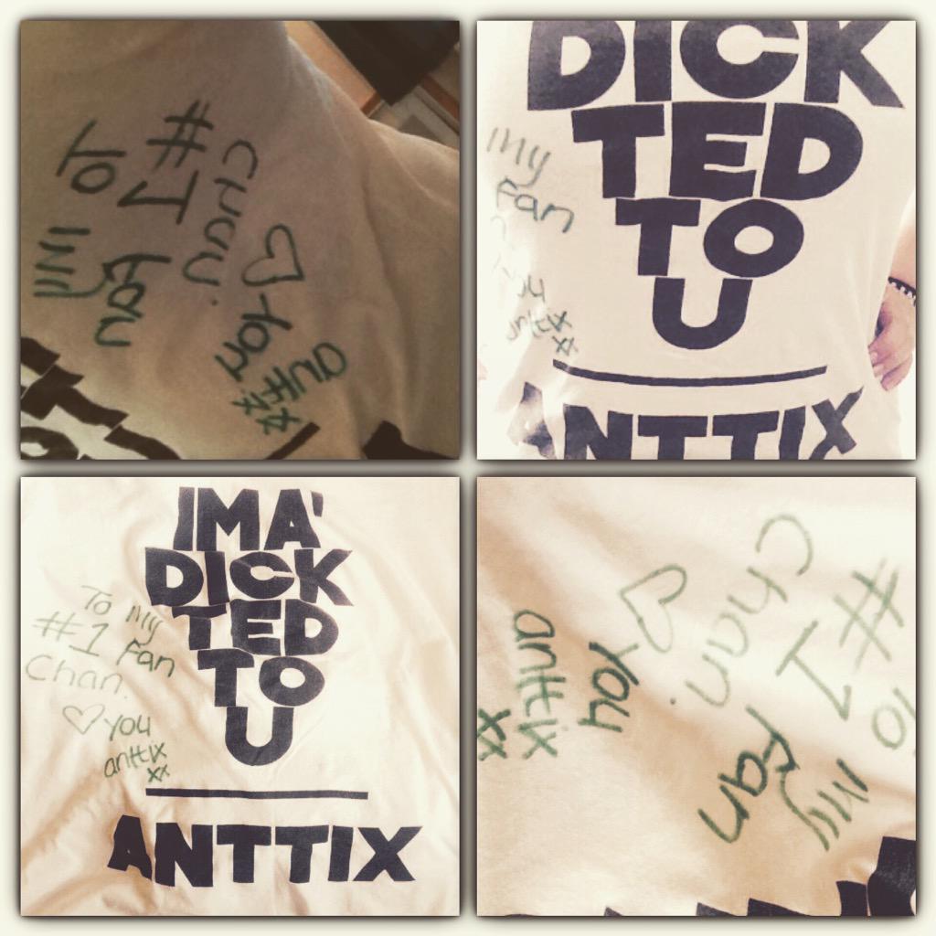 true1dchan's tweet photo. @OfficialAnttix my top came today and smells so nice Thankyou so much and I love you baby!!❤️💗😘😍 http://t.co/rzL2sJ59cA