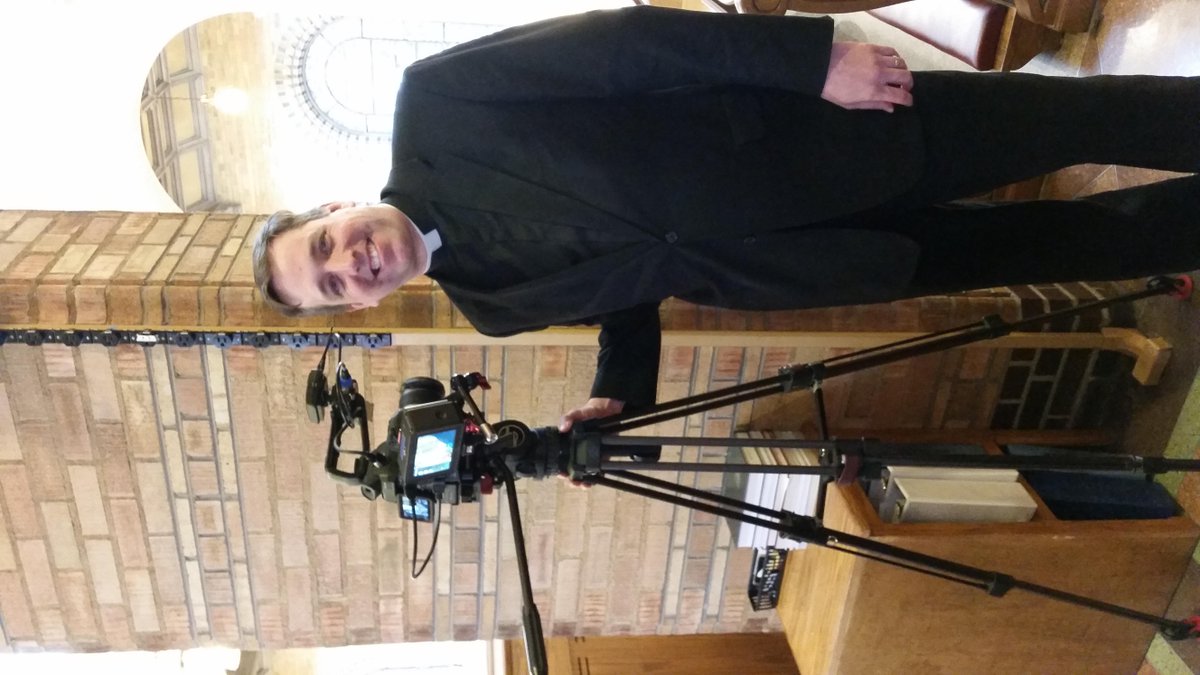 everettfritz's tweet photo. Day 3 of filming Vocations for #YDisciple. Fr. Scott Traynor at St. John Vianny Seminary in Denver, CO. http://t.co/zJyKtxxa1X