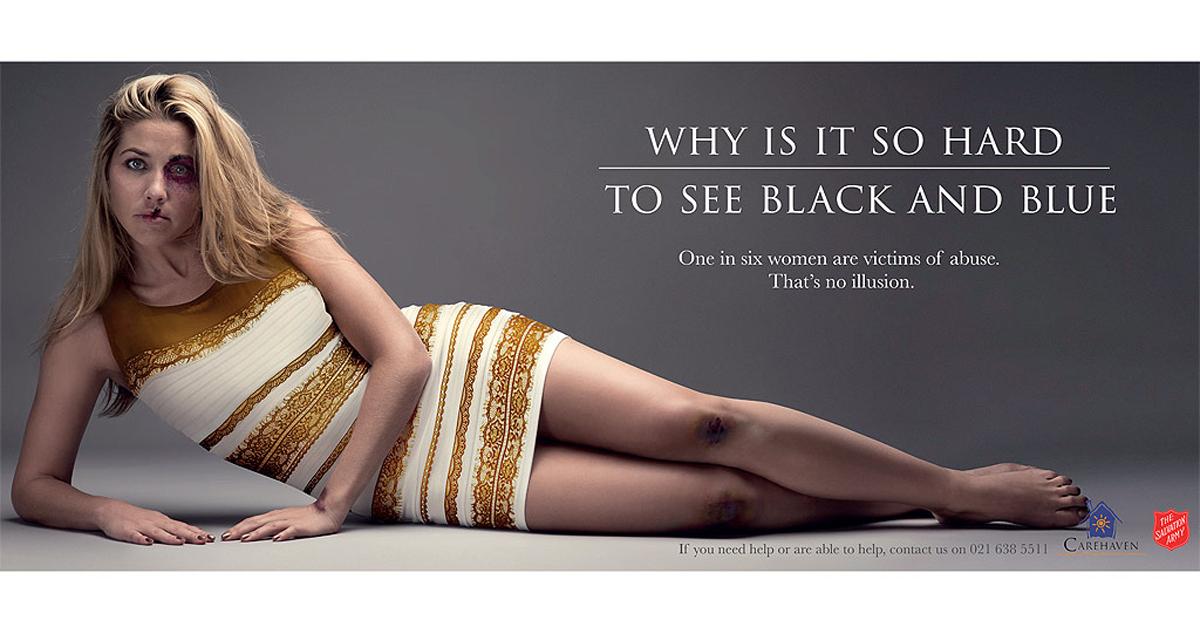 people's tweet photo. #TheDress mania is being used to raise awareness about domestic abuse http://t.co/ZNJbmADywo http://t.co/w2Y7IrF9HE