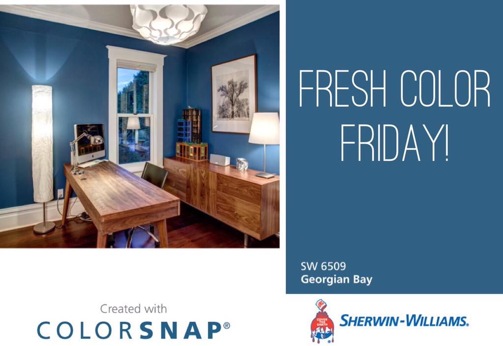 SoPat_Dallas's tweet image. #FreshColorFriday Peep this Bold BLUE hue! Looks stunning with white accents! @SherwinWilliams Call us for Estimate!