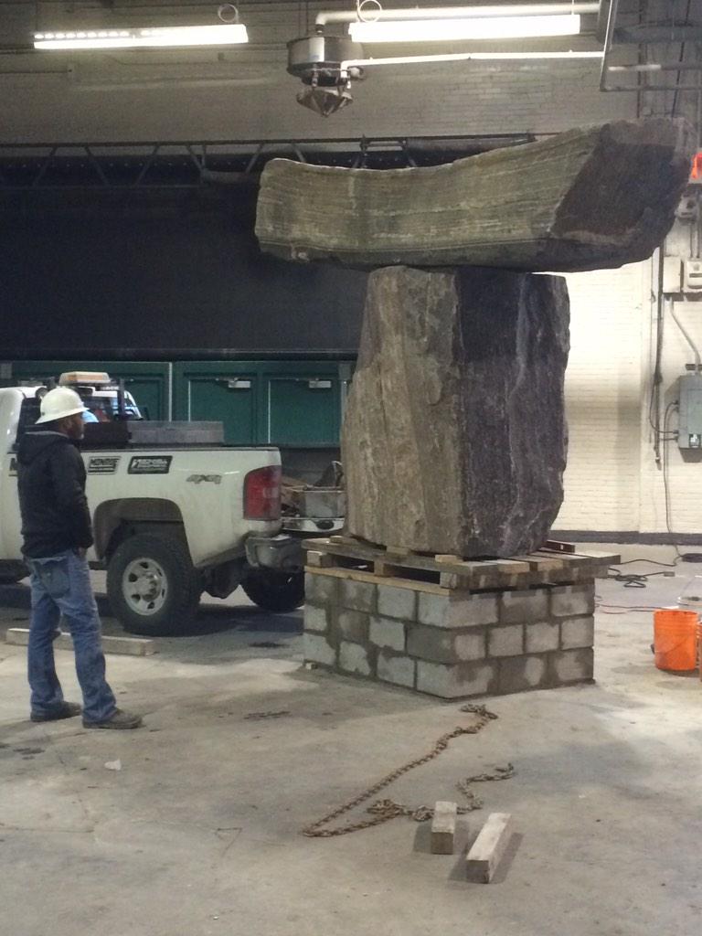 #CanadaBlooms #inukshuk