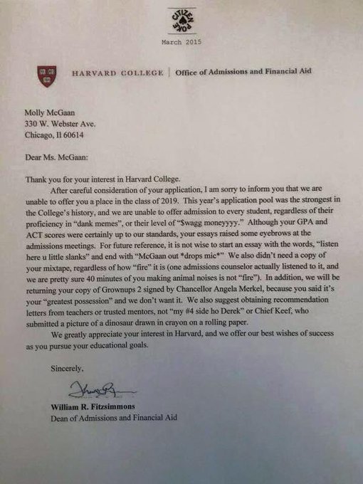 I guess they don't let savages into Harvard http://t.co/FrDSc0d7hE<a href="/tag/sgfam"class="tags"><span>#sgfam</span></a>