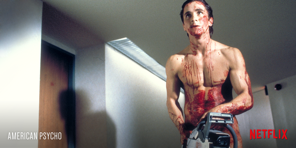 Did you know I'm utterly insane? American Psycho, #NuBijNetflix. #ChristianBale