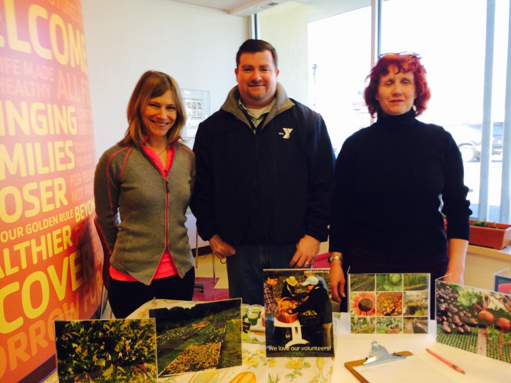 NeedhamFarm's tweet image. At the Needham YMCA representing! #food justice #nutritionmatters