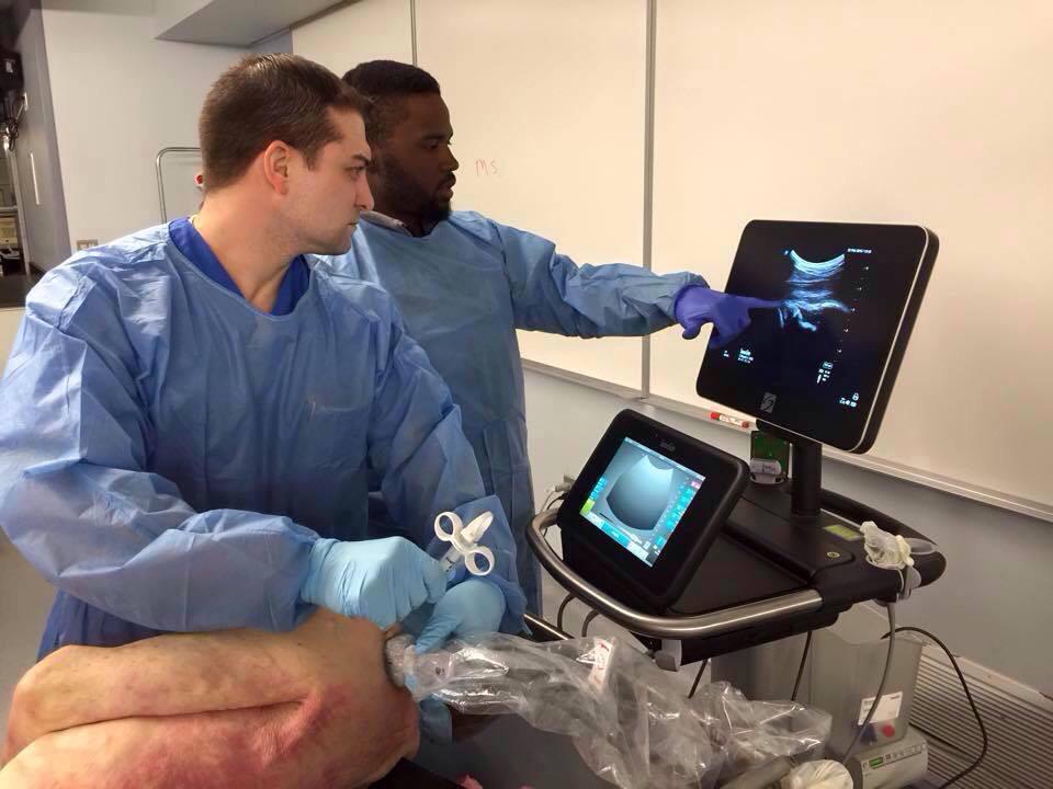Former <a href="/TempleEM/">Temple EM Residency</a> resident <a href="/gladhack/">Gladston Hackett</a> now Rutgers RWJ #EM #Ultrasound fellow dropping some knowledge @GeriaSonoMD