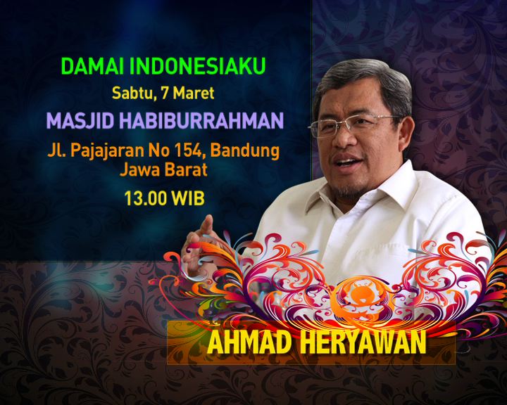tvOneNews's tweet photo. Sabtu 7Mar'15 Pkl 13.00,Saksikan @damai_tvone  @aheryawan &amp; @KH_Syarif Live Dari BDG @VIVAnews @whatsonANTV @UBcampus http://t.co/fFMtV0vdMX