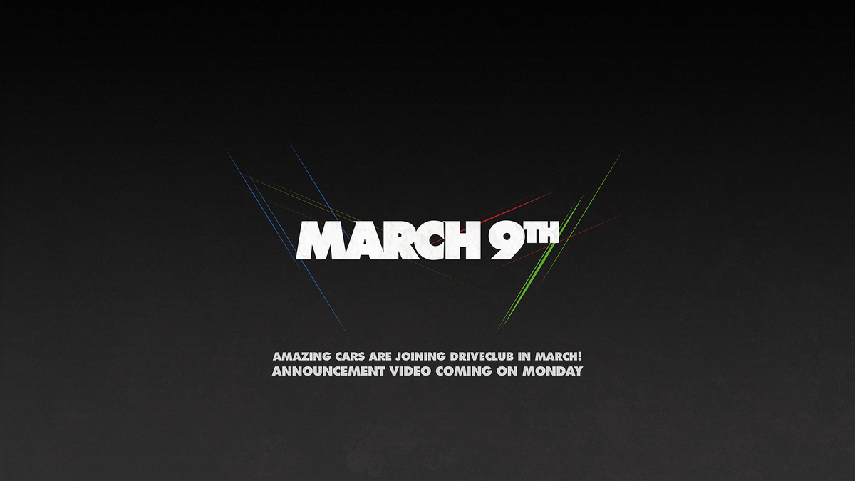 DRIVECLUB tweet picture