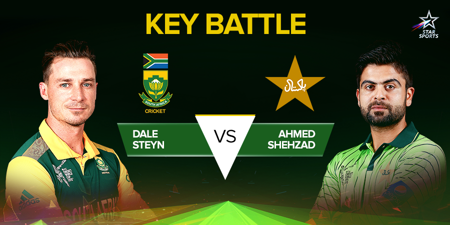 StarSportsIndia's tweet photo. The in-form Shehzad will be tested to the limit when he's up against the Steyn-gun tomorrow! Will he survive? #SAvPAK http://t.co/FpOQidmGqi