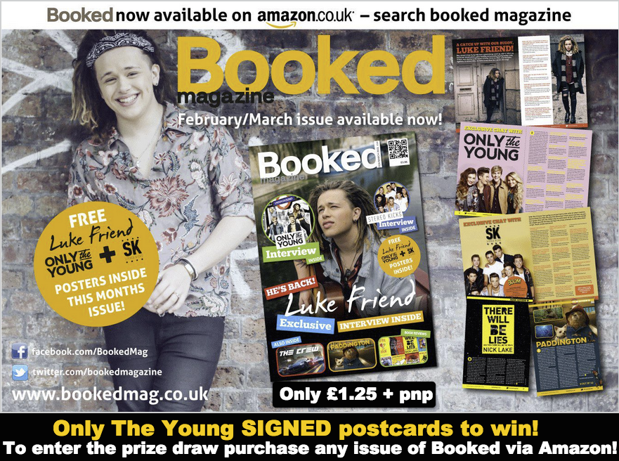bookedmagazine's tweet photo. RT Competition SIGNED goodies @OTYOfficial @OTYoungfans @OTYCrewUK @OnlyThePlatters  One winner a day next week! #rt http://t.co/0CGKa3YjDX
