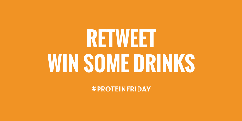 UfitDrinks's tweet photo. Retweet for the chance to win some of our drinks! #ProteinFriday #FridayFreebie http://t.co/CZzbCu0UIV