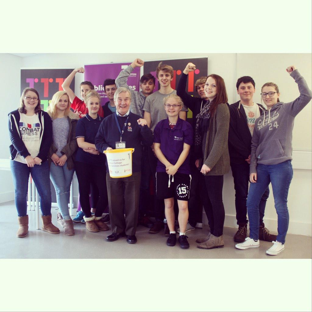 TottonCollege's tweet photo. Bucket loads of cash totaling £2870 raised by students during #TCharity for @RNLI, @KerryJamesFFC and CombatStress http://t.co/OZMazmuOvV