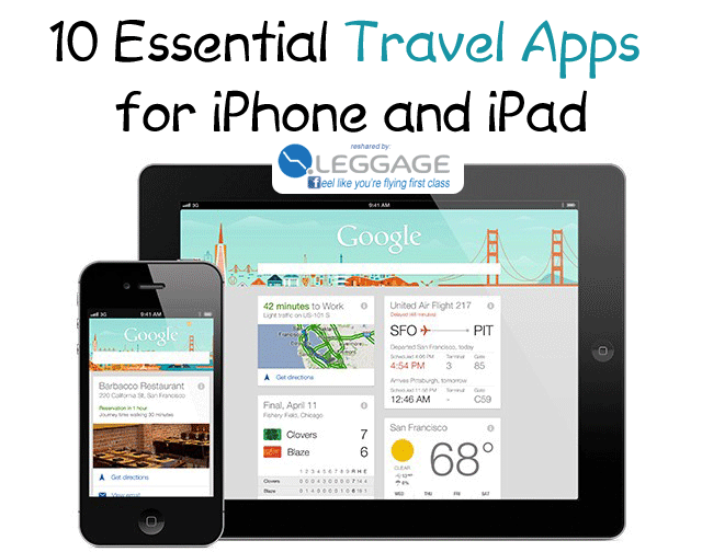 leggagecase's tweet photo. @leggagecase ◀ ◁ 10 Essential #Travel Apps for #iPhone &amp; #iPad ▶ ▷ http://t.co/d8Eh2P3Cwx  <3 @traveIing http://t.co/jFCkOp1Svr