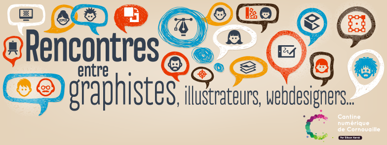 CantineQuimper's tweet image. Rencontre #Graphiste #Illustrateur #Webdesigner le 25 mars à 18h30 à #Quimper