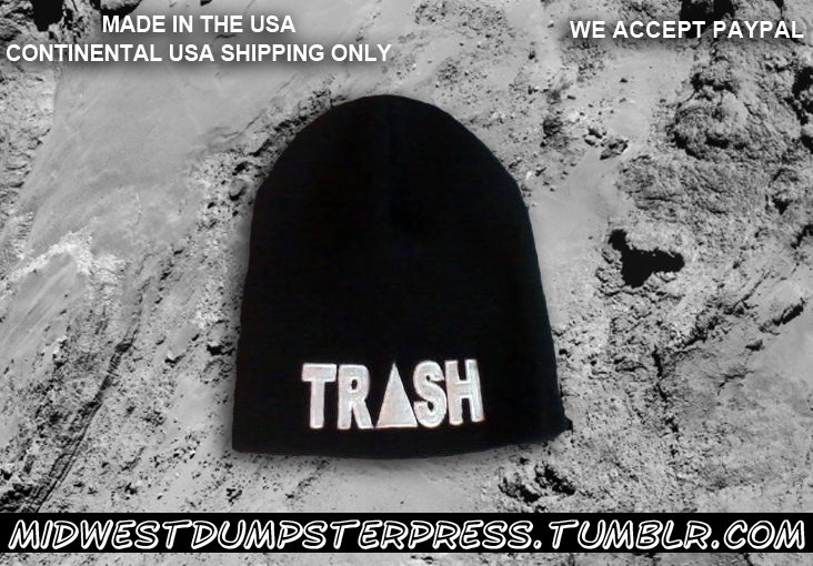 DumpsterPress's tweet photo. Tr△sh Beanies $12 plus shipping http://t.co/I5J3ktu0sE